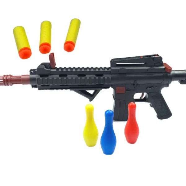 987-1 Arma De Brinquedo Gel Metralhadora e Tiro ao Alvo