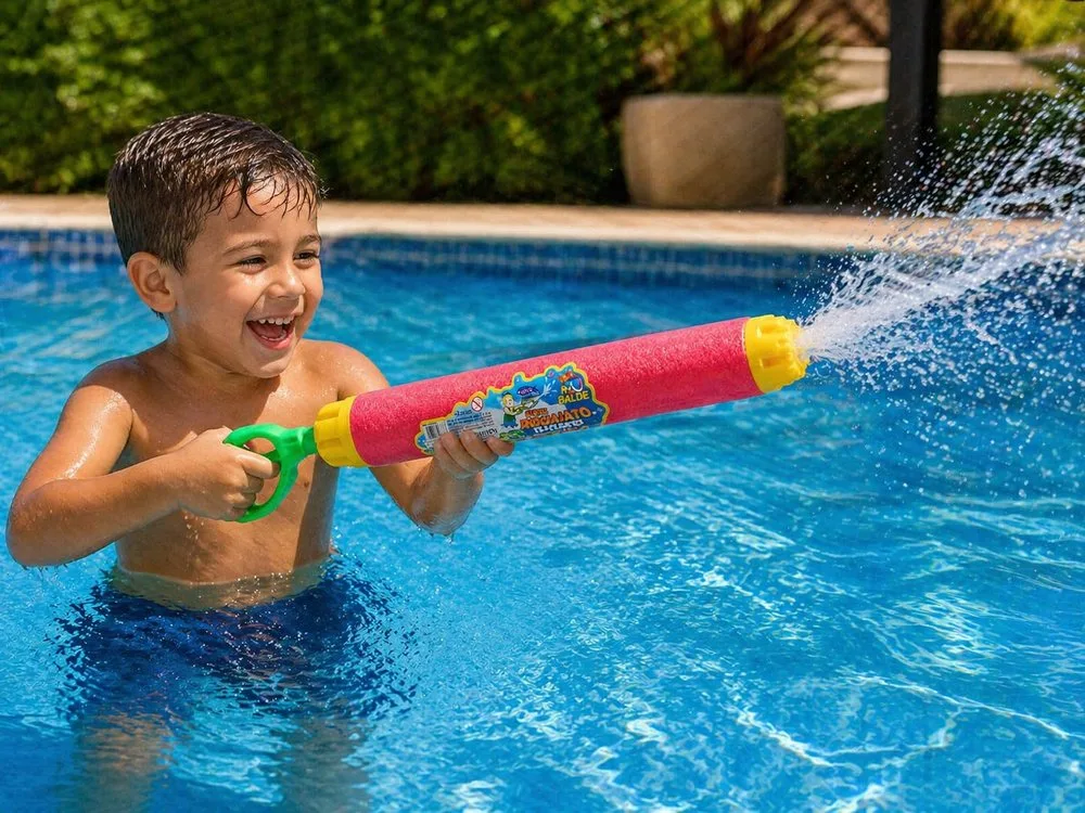 Aquajato Lança Água Infantil Brinquedo Verão - 2