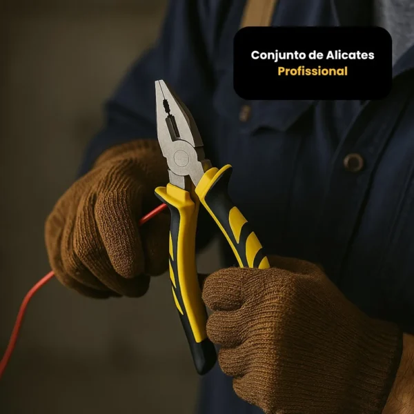 Conjunto de Alicates Profissional Ferramentas - 4