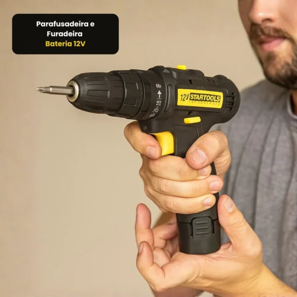 AR0739-6 Parafusadeira e Furadeira a Bateria 12V - 6