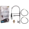 AR0795-1 Torneira de Mesa com Ducha Extensível Para Cozinha 51,5cm - Inox