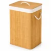 B1001.U01-2 Cesto de Roupas com Tampa e Alça de Bambu 50 Litros - 2