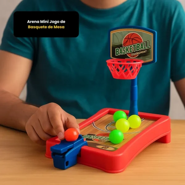 BAS25021-2 Arena Mini Jogo de Basquete de Mesa - 2