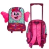 Mochila Infantil Escolar Borboleta Rodinha Rosa - 3