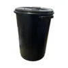 Lixeira com Tampa 60L - Preta