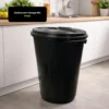 Lixeira com Tampa 60L - Preta - 2