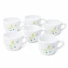 CO0540079-5 Conjunto 6 Xícaras Tropical Lagoon 130ml - Branca - 5