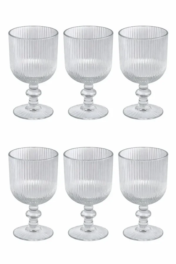 Conjunto 6 Taça athens de vidro 380ml