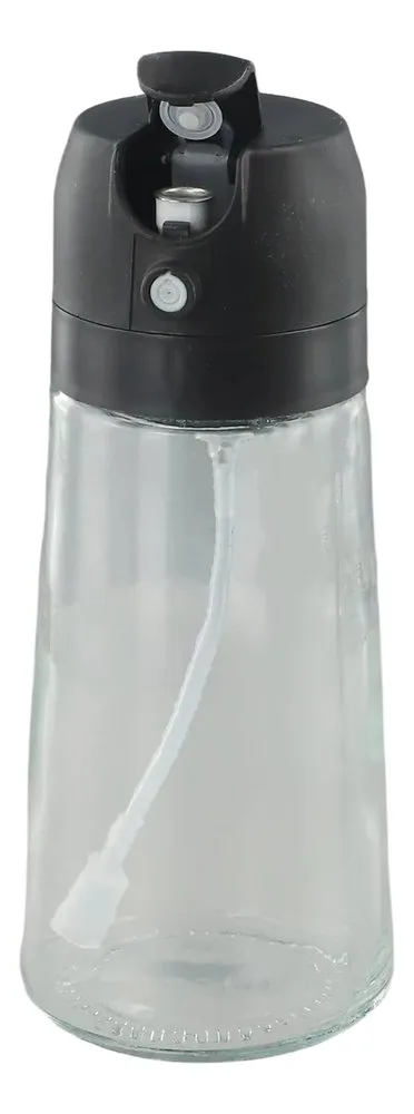 CO2315533-1 Porta Azeite Vinagre Borrifador Milano Vidro 450ml - Preta