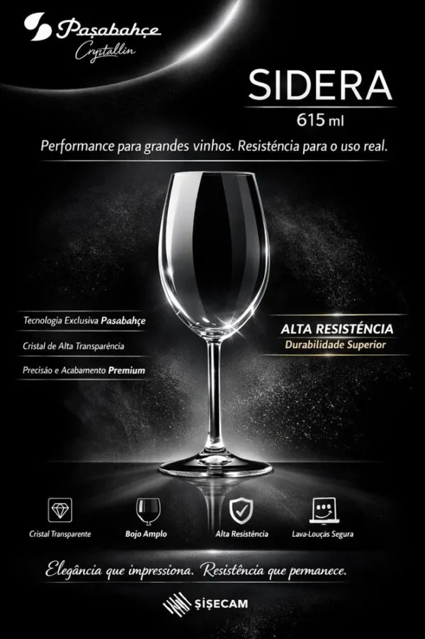 CO7642539-4 Jogo 6 Taças de Cristal 440ml - 4