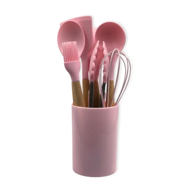CO8429151-RS-1 Conjunto de Utensilios Silicone 8 Peças