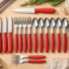 CO9112018-1 Conjunto de Talheres Caprese 26 Peças - Vermelha