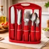 CO9112018-2 Conjunto de Talheres Caprese 26 Peças - Vermelha - 2