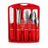 CO9112018-3 Conjunto de Talheres Caprese 26 Peças - Vermelha - 3