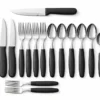 Conjunto de Talheres Caprese 26 Peças - Preta - 2
