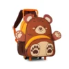 CP2647B-Urso-1 Mochila Infantil Com Rodinhas