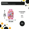 Mochila de Rodinhas Infantil Sweeties - Rosa