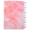 Caderno Disko Gran Capa Dura Disco Reposicionável Rosa Grande G - 2