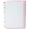 Caderno Disko Gran Capa Dura Disco Reposicionável Rosa Grande G - 3