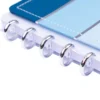 DK21E322-5 Caderno Capa Dura Listral Azul Grande G Disco Reposicionável - 5