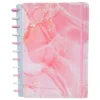 DK22C214-1 Caderno Capa Dura Médio M Disco Reposicionável Gran Rosa