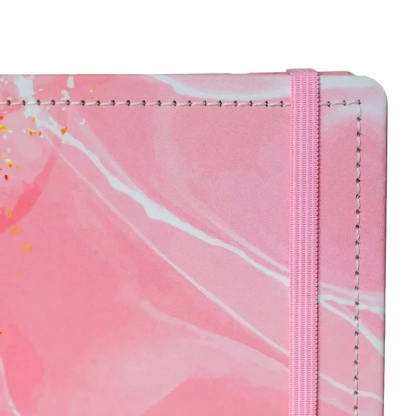 DK22C214-4 Caderno Capa Dura Médio M Disco Reposicionável Gran Rosa - 4