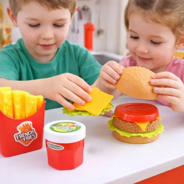 Kit Comida Infantil Pequenos Chefs Brinquedo Cozinha - 3