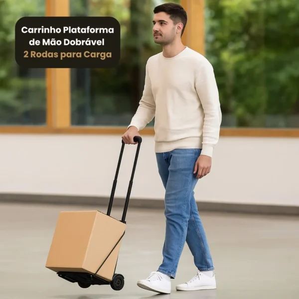 GT081-7 Carrinho Plataforma de Mão Dobrável 2 Rodas para Carga - 7