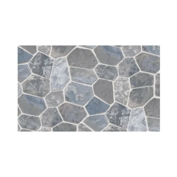 GU5545-1 Papel de Parede 5MX45CM PVC Pedras Cinzas