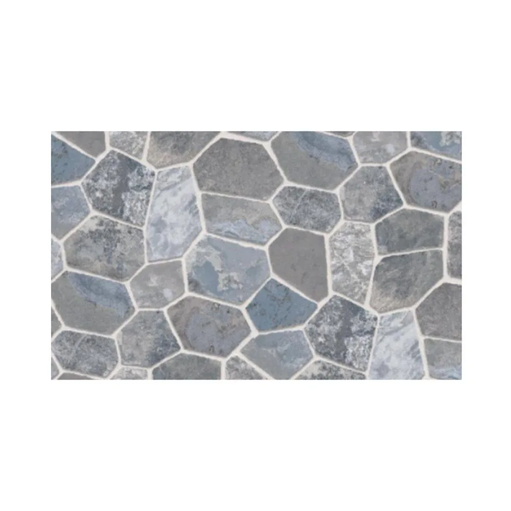 GU5545-1 Papel de Parede 5MX45CM PVC Pedras Cinzas