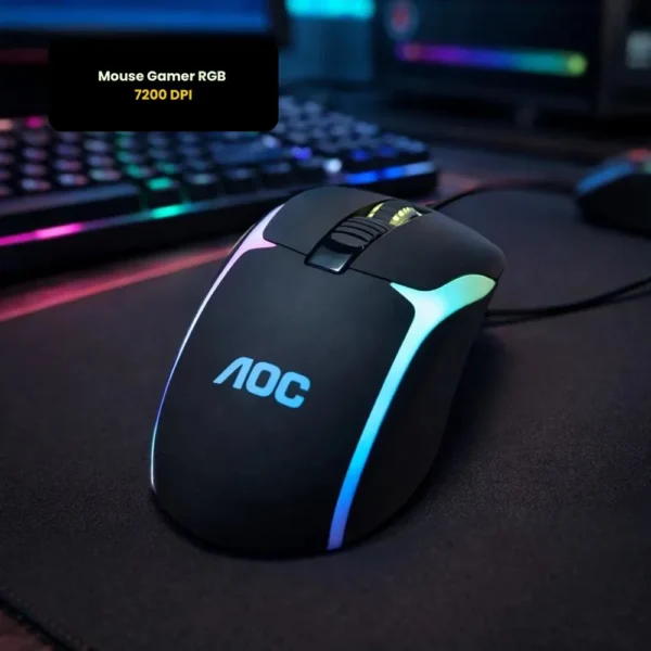 Mouse Gamer RGB 7200 DPI - 4
