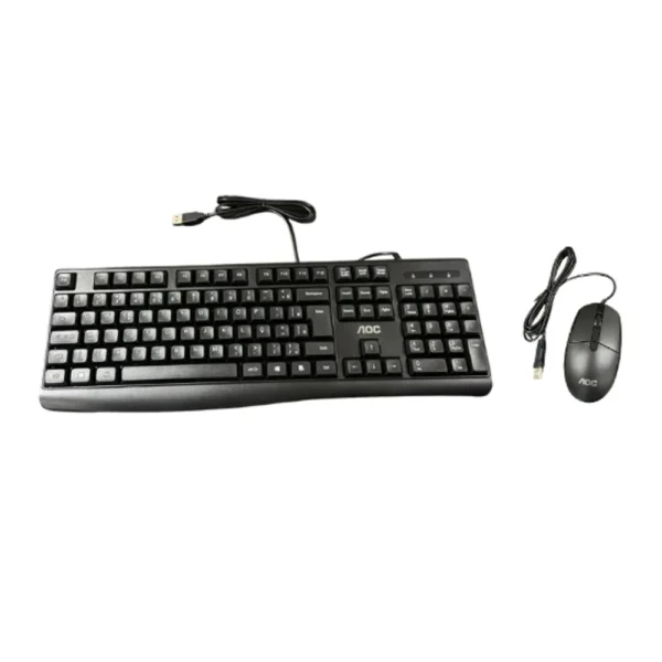 GUPKM170B-1 Conjunto Teclado e Mouse Com Fio - Preta