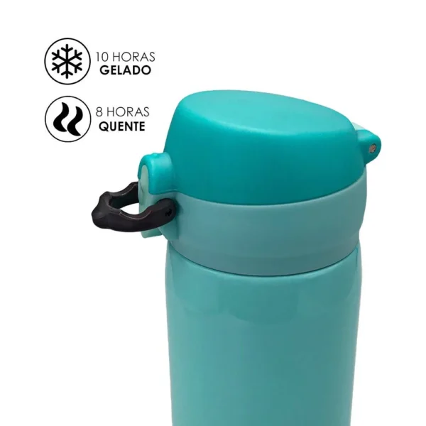 HM-381VD-1 Garrafa Isotérmica 500ml com Tampa Plástica Fosca com Trava de Segurança - 2