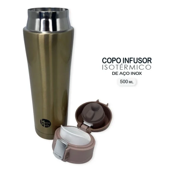 Garrafa Isotérmica com Tampa 500ml
