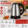 Chaleira Elétrica 1.8Lts 1000W 127V Inox - 5