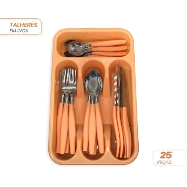 IXB06113-1 Kit de Talheres em Inox 25 Peças - 2
