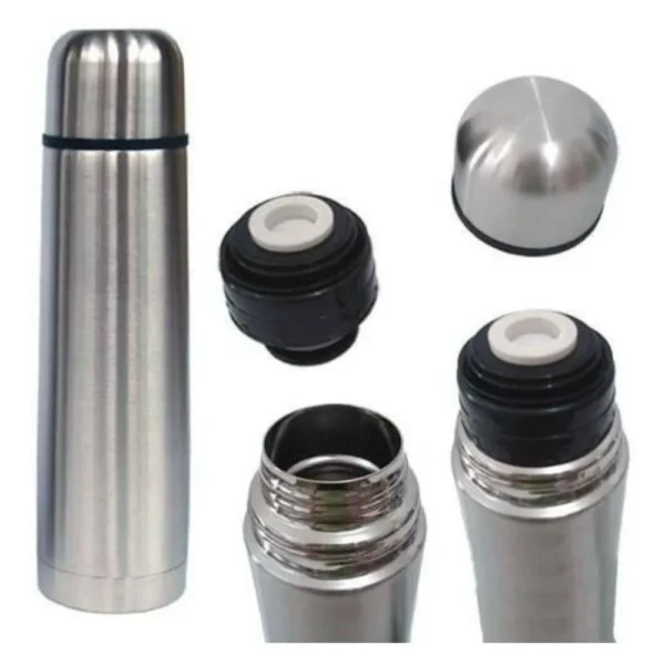 Garrafa Térmica Inox 500 ml Café Agua Quente Gelada - 4