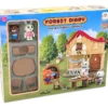MD8073-1 Conjunto Animais de Plástico 22 Peças com Acessórios Brinquedo Infantil - Marrom
