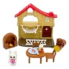 MD8073-3 Conjunto Animais de Plástico 22 Peças com Acessórios Brinquedo Infantil - Marrom - 3