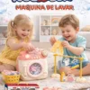 MD8076-2 Kit Lavanderia Infantil Com Máquina De Lavar Ferro Tábua E Acessórios De Brinquedo - 2