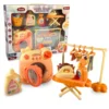 MD8076-4 Kit Lavanderia Infantil Com Máquina De Lavar Ferro Tábua E Acessórios De Brinquedo - 4