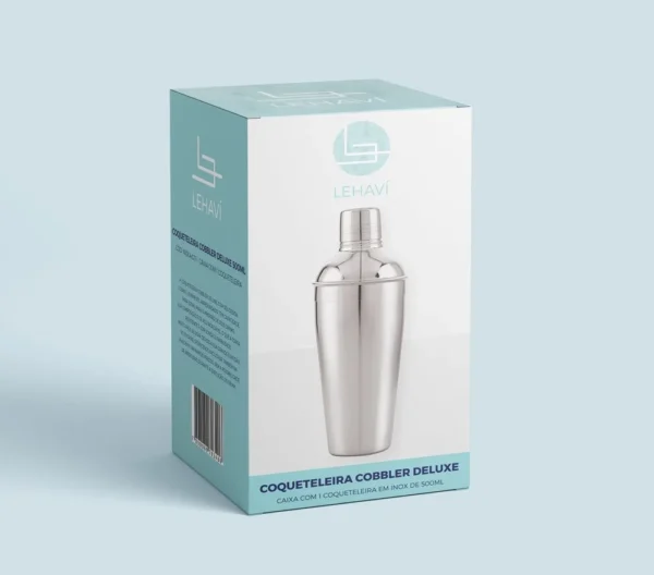 N1004.C01-2 Coqueteleira Cobbler 500ml - Inox - 2