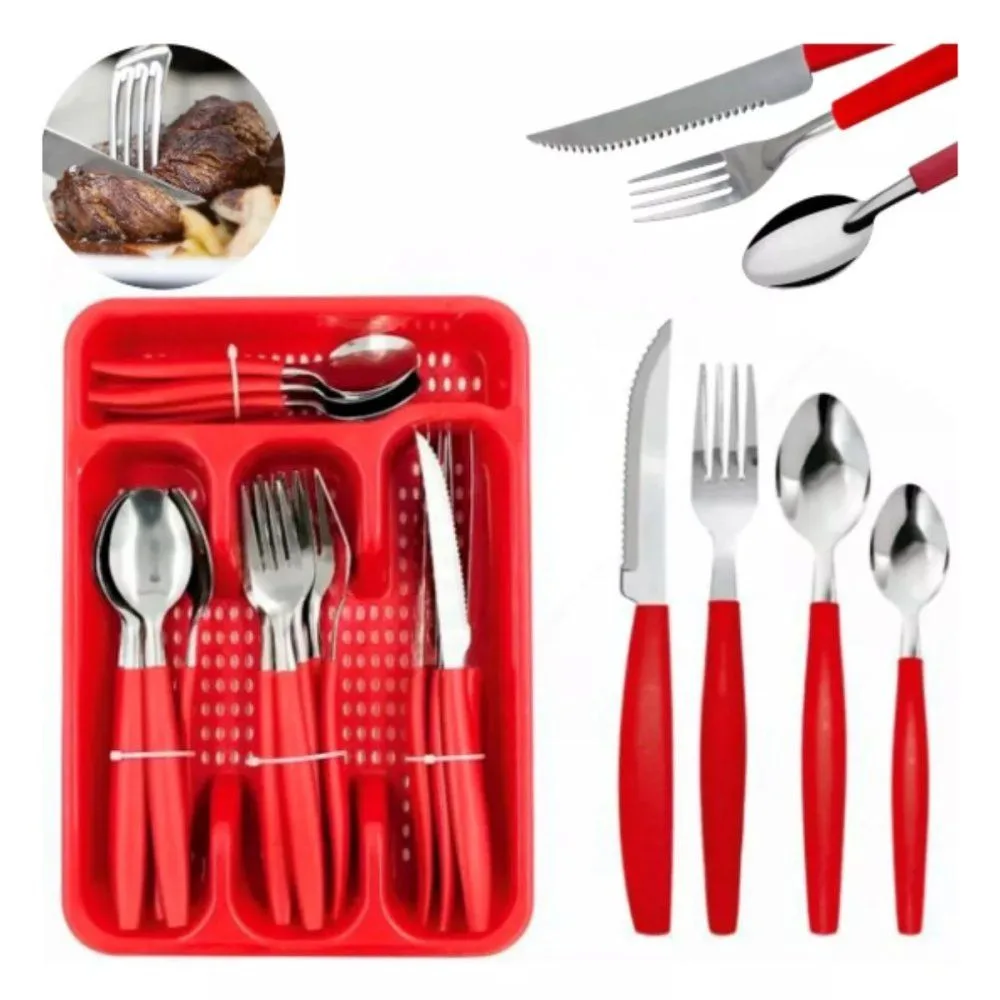 N16771-1 Conjunto de Talheres Home em Aço Inox