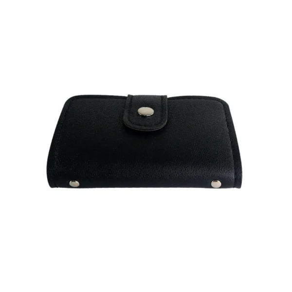 Porta Cartões Liso com Botão - 3