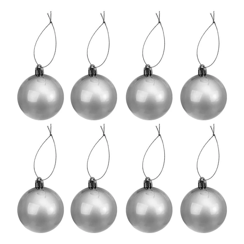 Kit com 44 Peças de Enfeite Natalino com Estrela, Bolinhas, Festão e Cordão de Pérolas