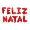 NTF46002-2 Kit Balões Balão Metalizado Vermelho De 37 Cm - Feliz Natal - 2