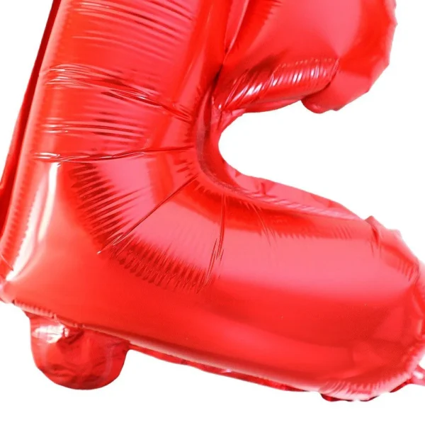 NTF46002-5 Kit Balões Balão Metalizado Vermelho De 37 Cm - Feliz Natal - 5