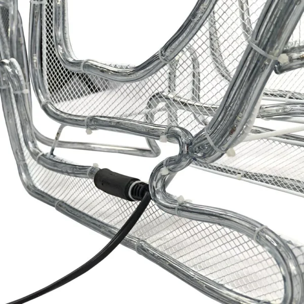 NTM3003220V-1 Armação de Rena com Trenó Natalina Led 220v