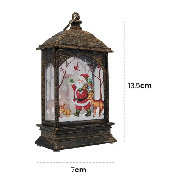 NTM65012-BZ-1 Decoração Enfeite Natalino Lamparina Natal Led Papai - 2