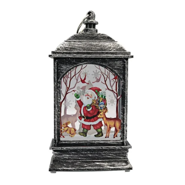 NTM65012-PR-1 Decoração Enfeite Natalino Lamparina Natal Led Papai